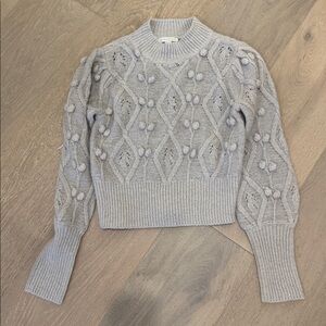 Chelsea & Violet Cream Knit Sweater